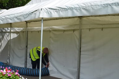 Mobiele heater verhuur voor evenementen - Andrews Sykes België NL