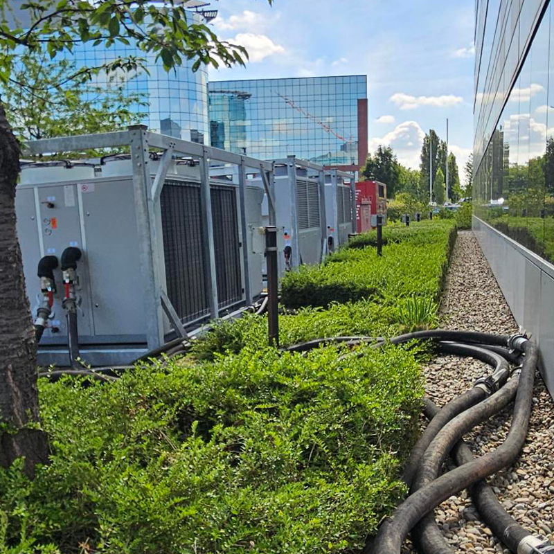 Tijdelijke koeling beschermt datacenter tijdens kritieke operaties