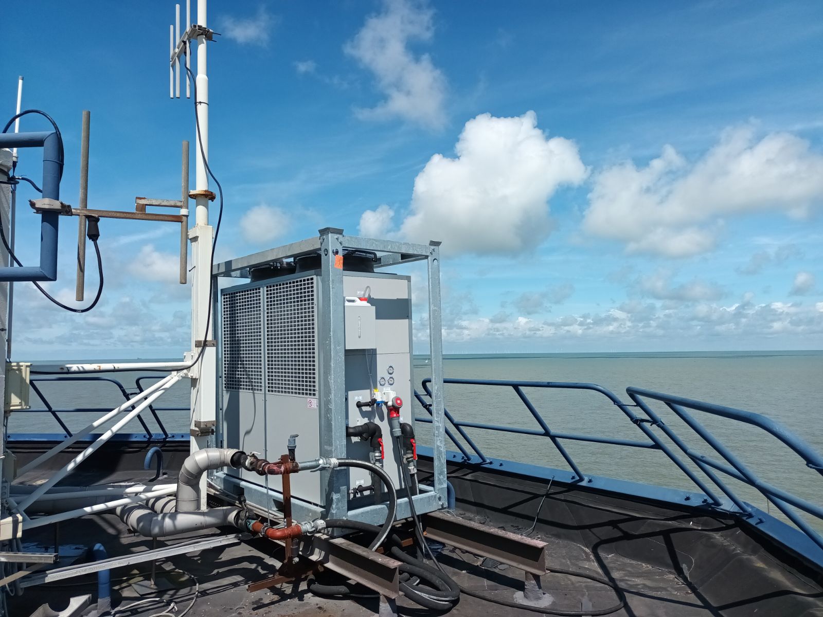 De gehuurde FC175-koelmachine van Andrews Sykes