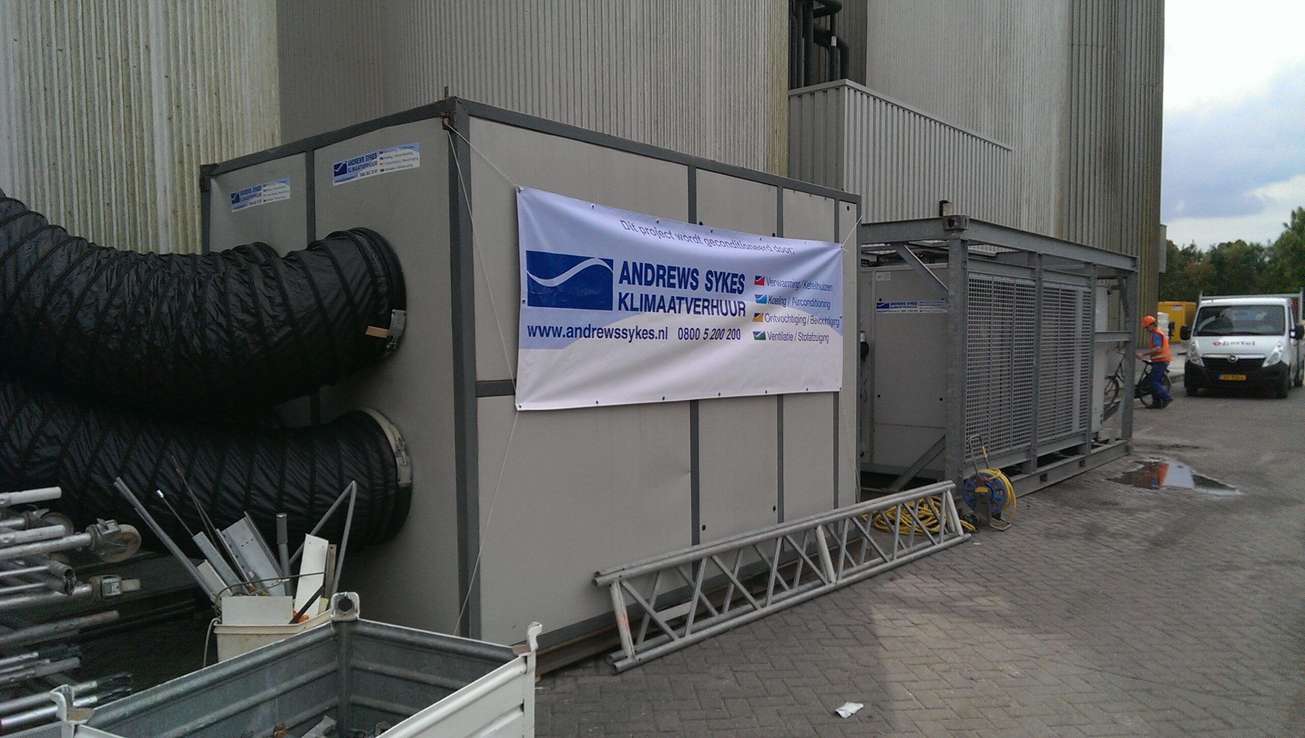 zuivelfabriek Chillers en Fan Coils In Zuivelfabriek