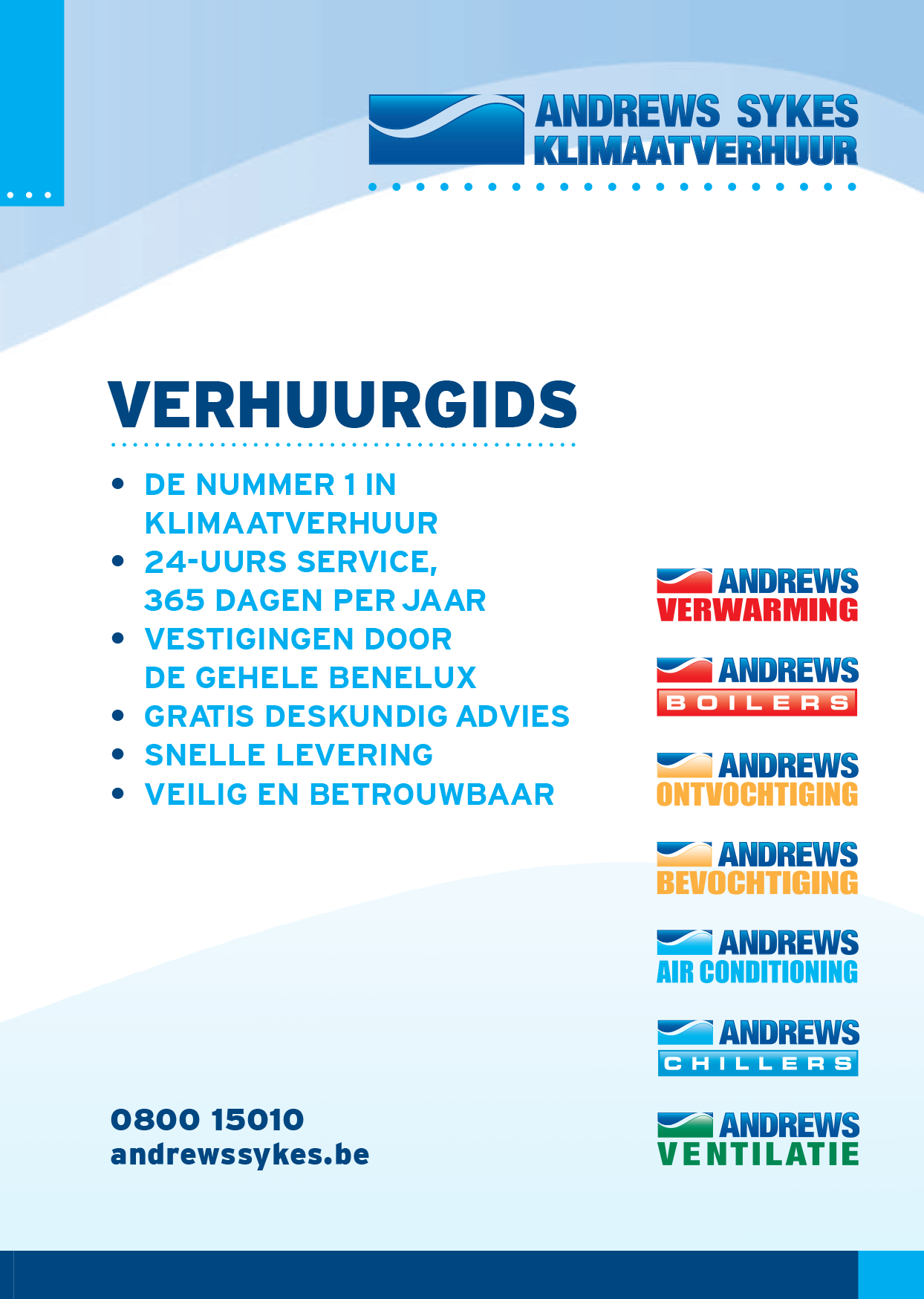 Verhuurgids 2019 Nieuwe huurgids van Andrews Sykes Klimaatverhuur