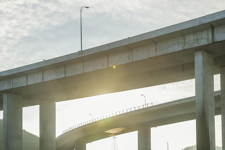 Viaduct Bridge Onderhoudswerken aan Brug Succesvol dankzij Verwarmingsverhuur